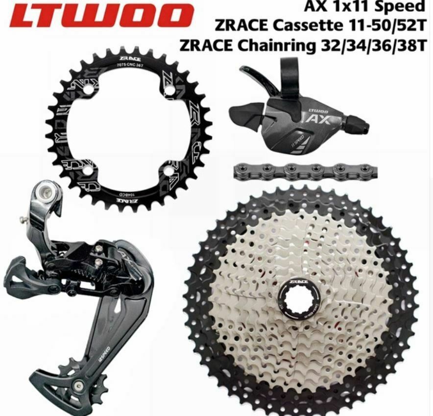 Ltwoo Mtb 1x11 Speed Groupset  Ax11 46t 50t 52t Cassette/chainring 11s Group