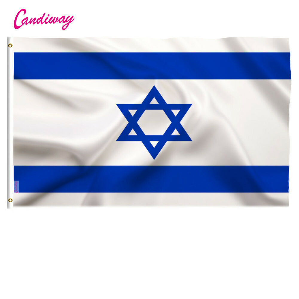 3x5 Feet Israel National Flag Jewish Star Magen David Israeli Country Banner