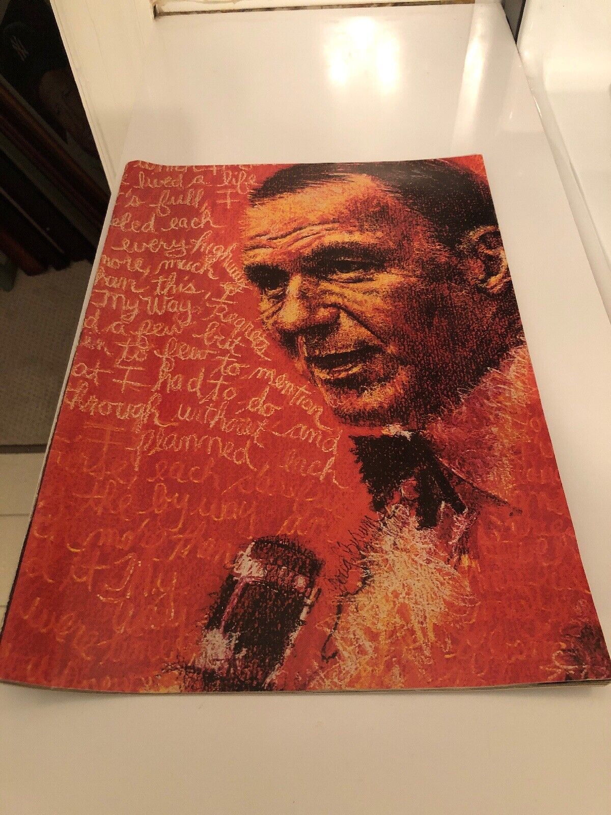 Frank Sinatra 1976 Concert Program Book Madison Square Garden Fine Fine + Cond