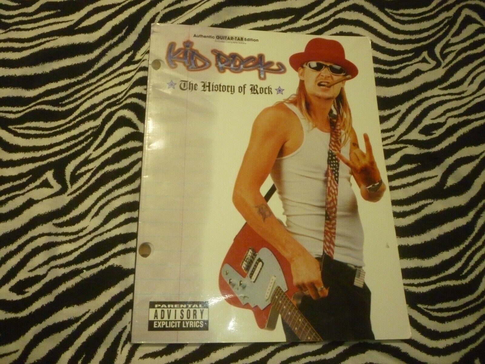 Kid Rock - The History Of Rock Sheet Music Book - Good Condition