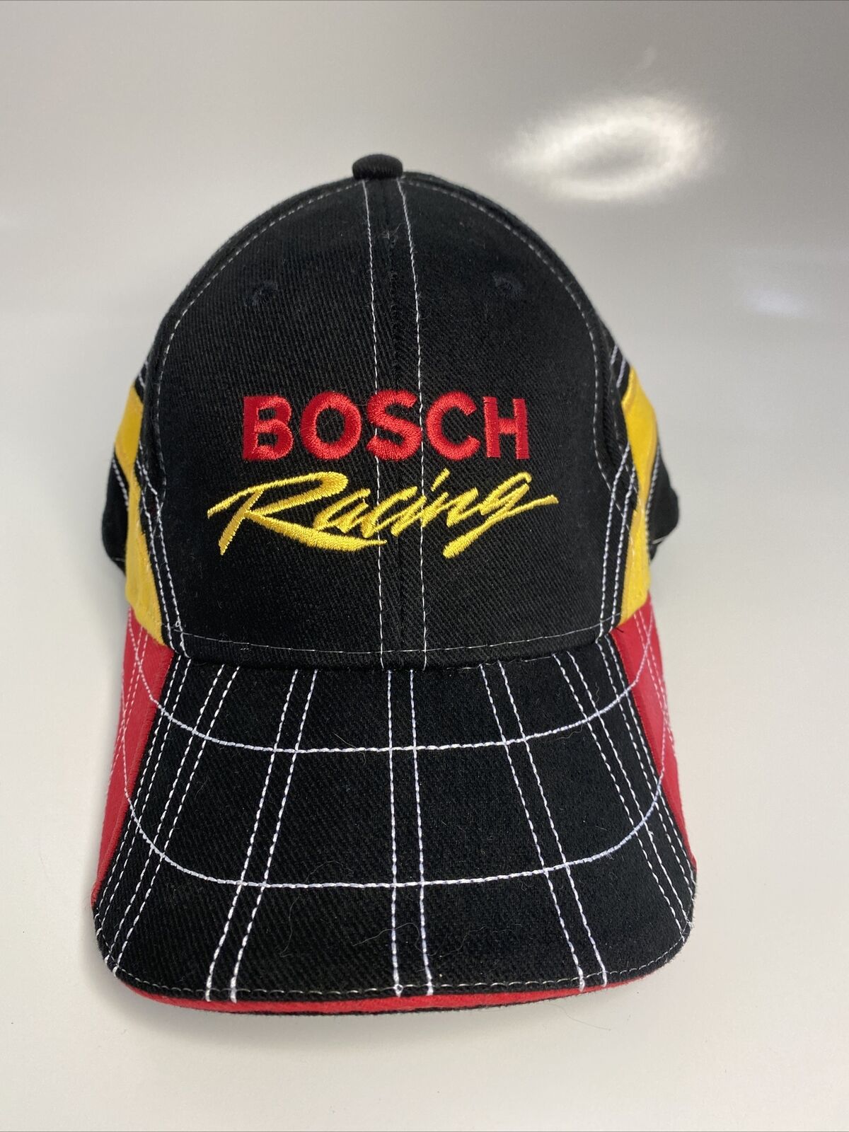 Bosch Racing Hat By Choke Motor Sports Cotton Red Black Gold Onesize