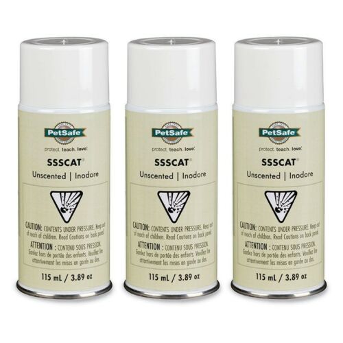 Petsafe Ssscat Unscented Replacement 3 Cans - Ppd17-16165