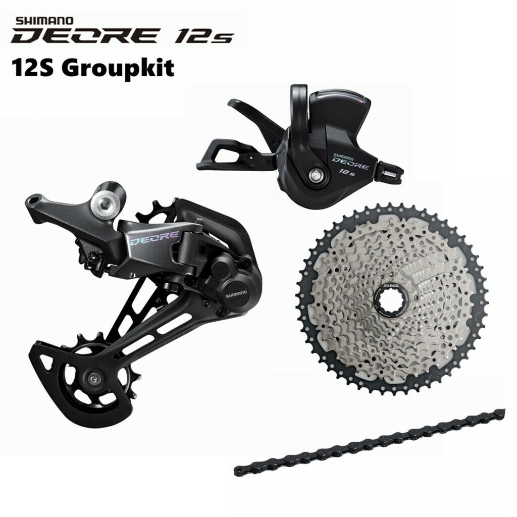 Shimano Deore M6100 Group 12s Groupset Mtb 1x12 Speed Kit Mtb Fit Hg Cassette