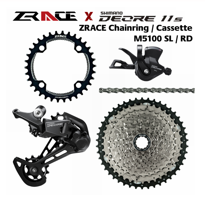 Shimano Deore Group M5100 11s Groupset 11 Speed Kit 46t 50t Replace M7000 Slx