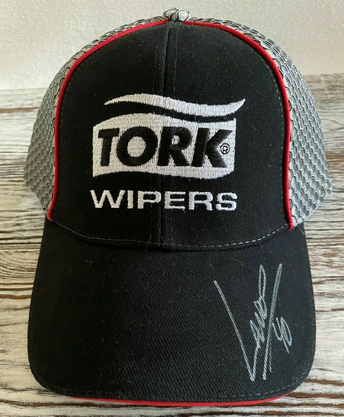 Landon Cassill Tork Wipers Signed Autographed Hat Cap Nascar