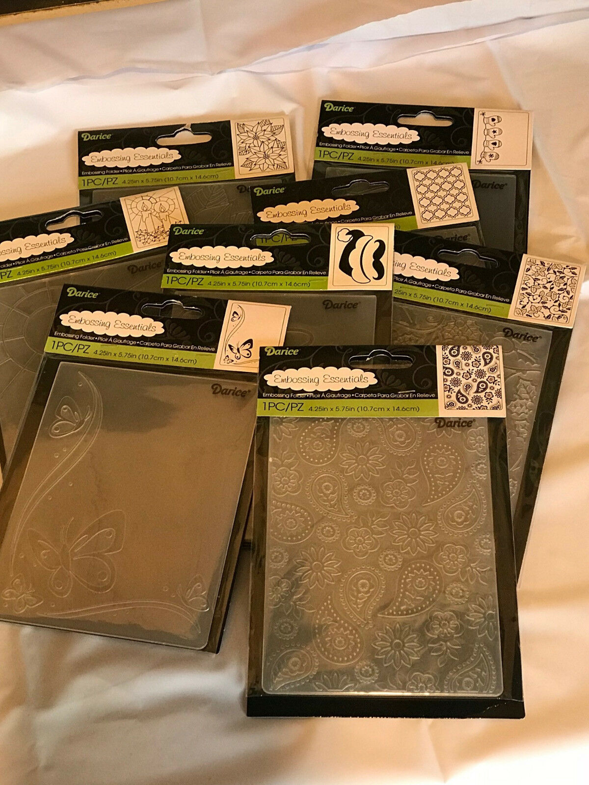 Clearance/last Chance-all Brand New -darice Embossing Folders