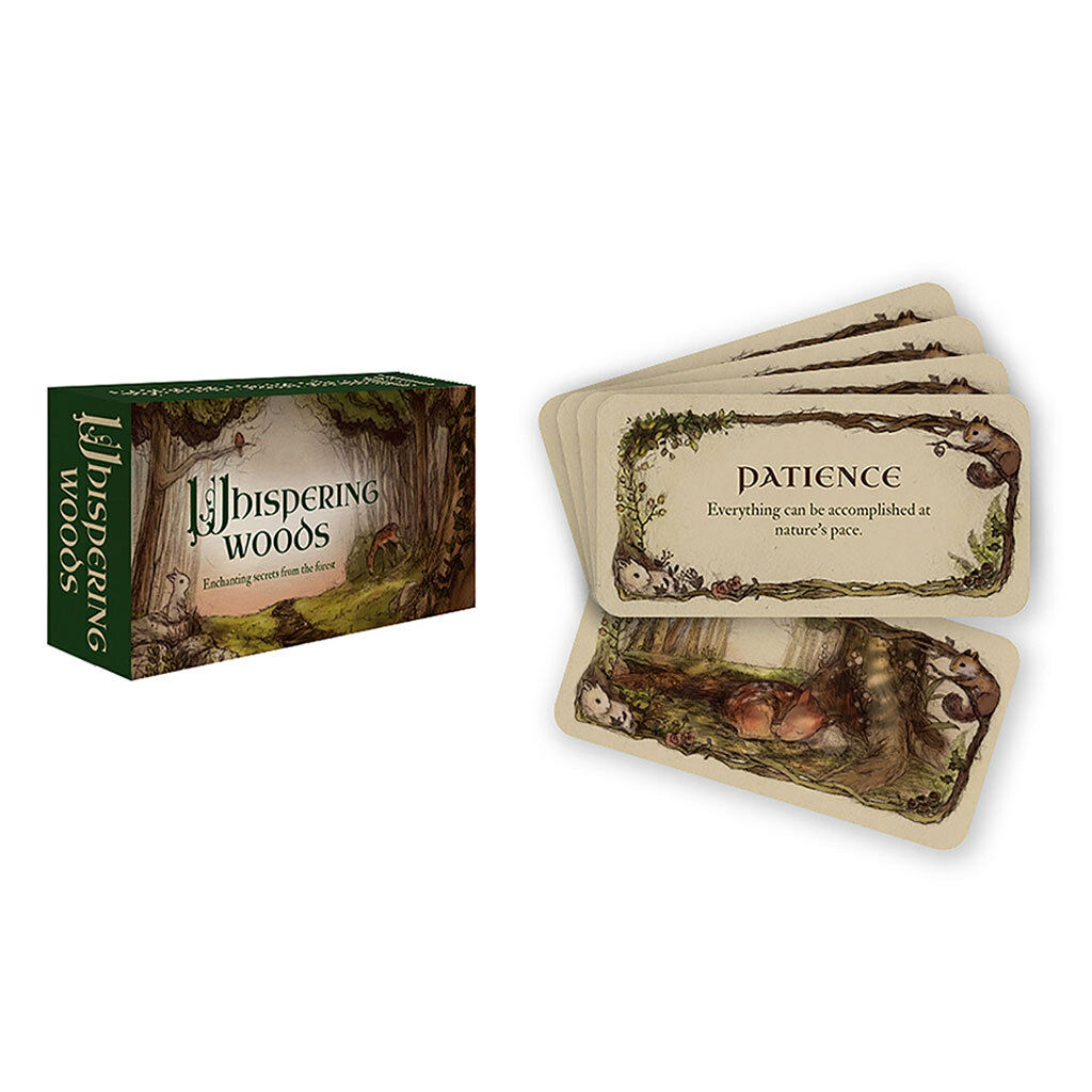 Whispering Woods Inspiration Cards New In Box Mini Oracle Deck By Us Games