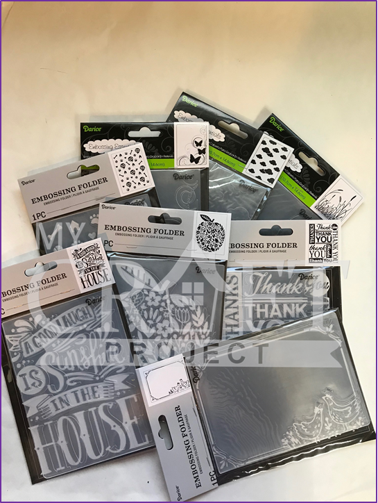 Clearanced & New 2019 Designs-darice Embossing Folders - All Brand New