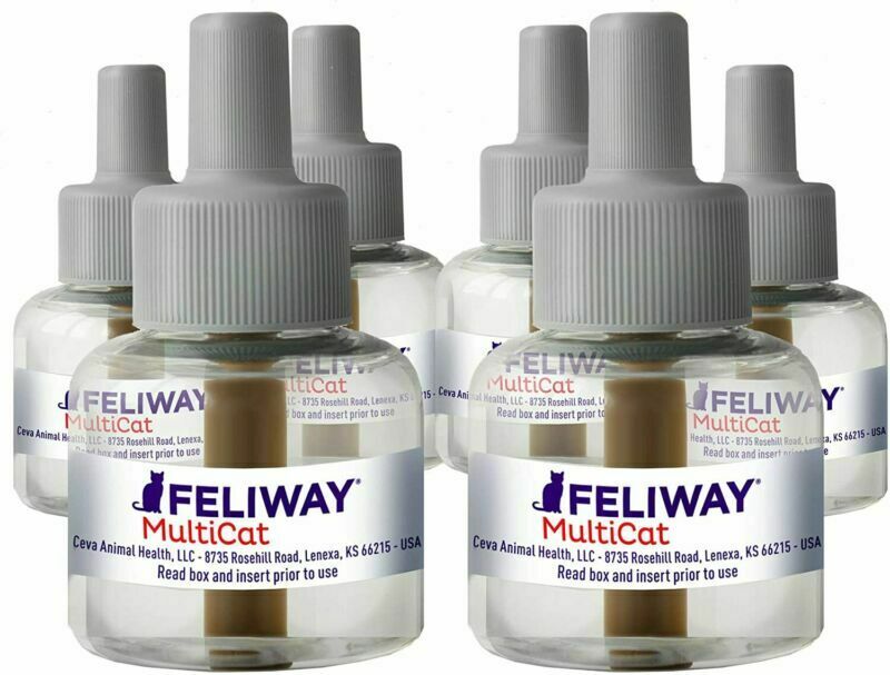 Feliway Multicat Calming Pheromone, 30 Day Refill - 6 Pack