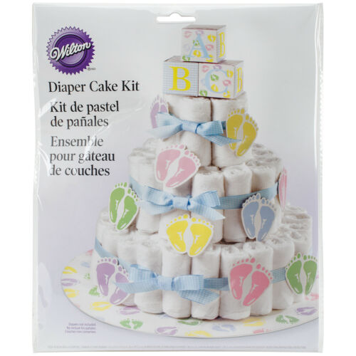 Wilton-diaper Cake Kit. Create A Diaper Cake For The Baby Shower. It Is Sure To