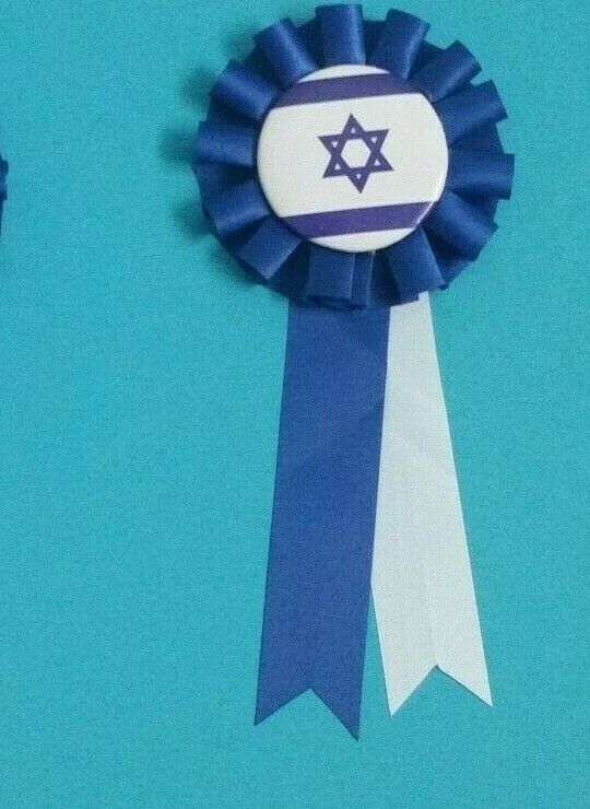 👀israel Flag Round Pin Button👀