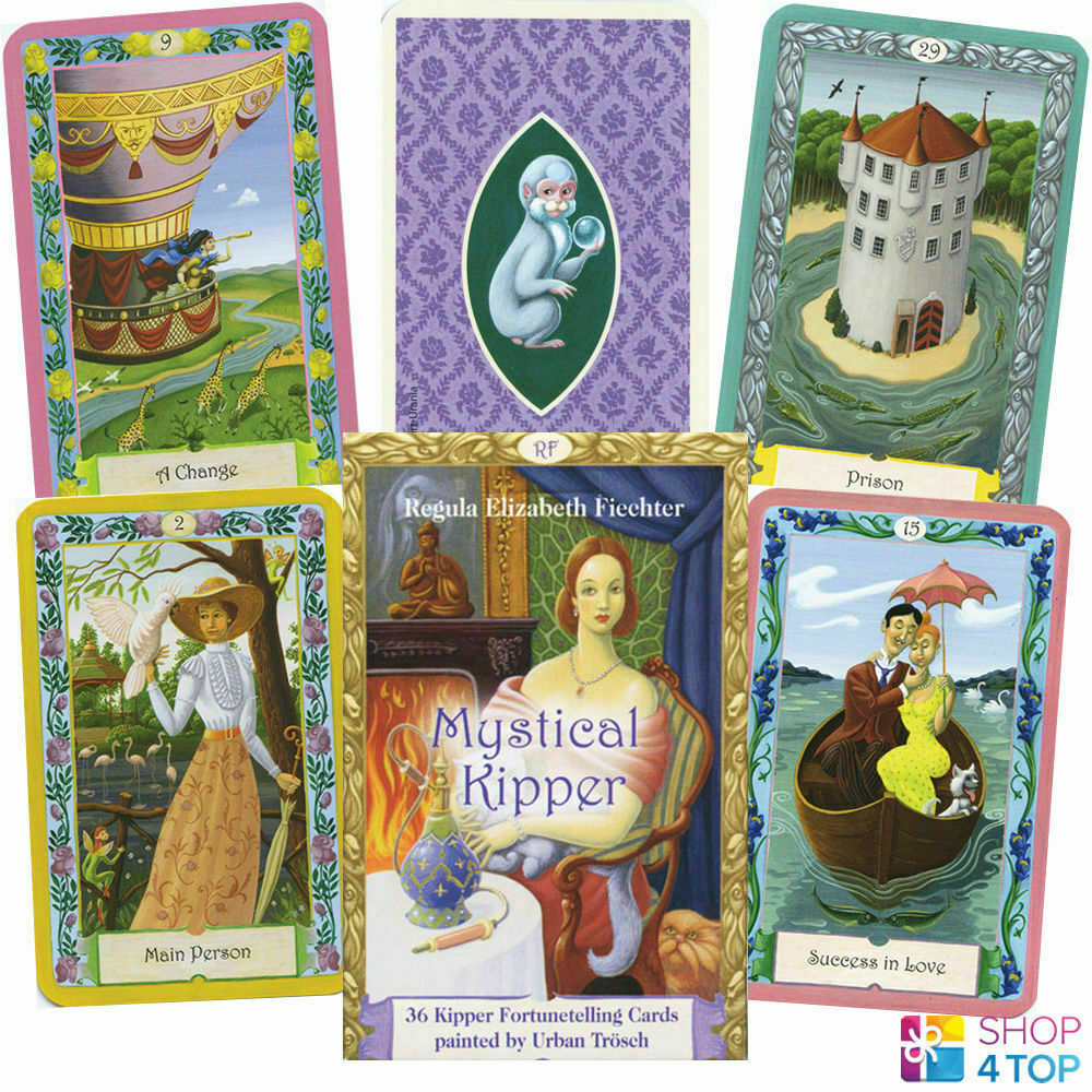 Mystical Kipper Oracle Deck Cards Regula Elizabeth Fiechter Esoteric Agm New