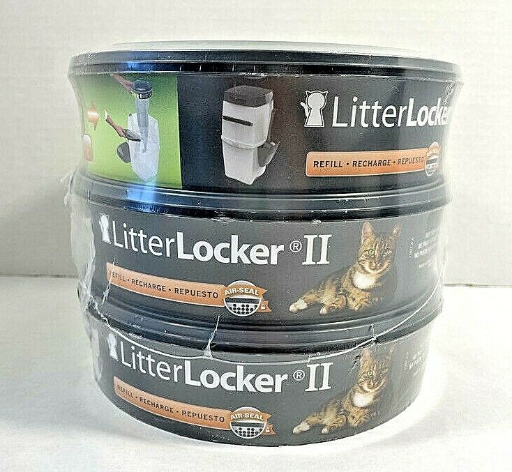 Litter Locker Ii Refill 3 Pack New Cat Litter