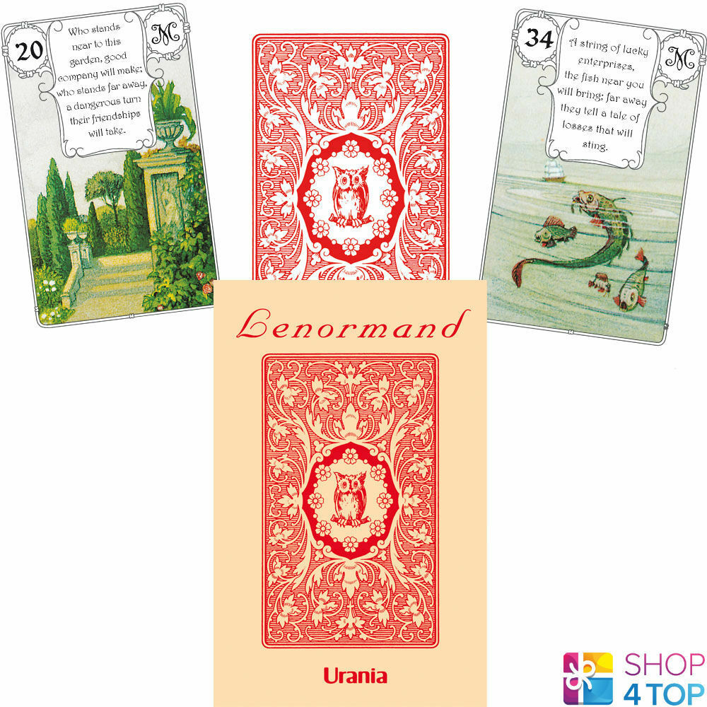 Red Owl By Mlle Lenormand 36 Cards Deck Oracle Esoteric Fortune Telling Agm New