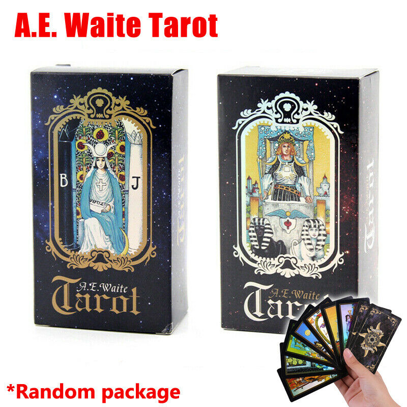Waite Rider 78-card Beginner Tarot Cards Deck And Book Set W/ Guidebook