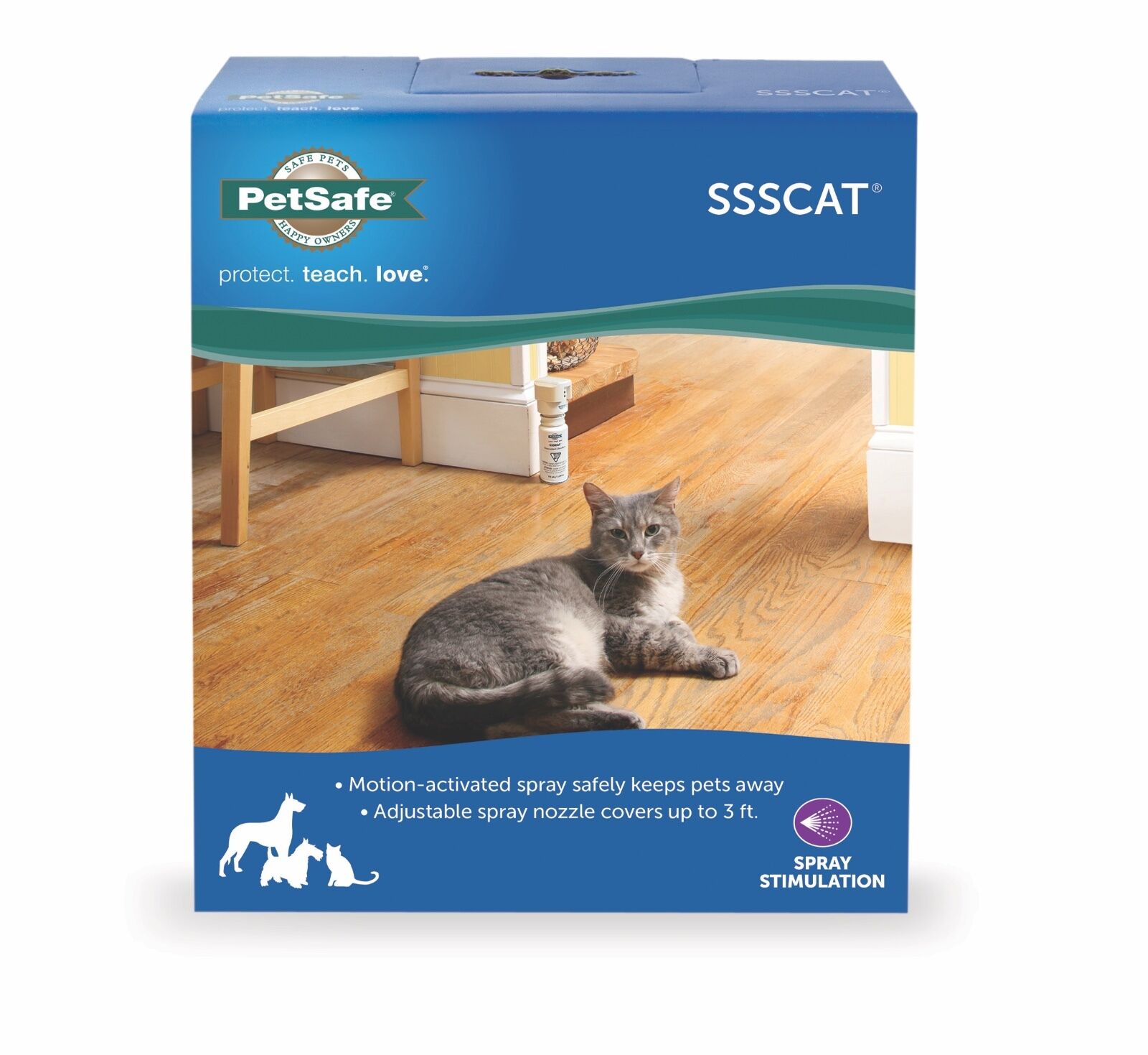 Ssscat Spray Deterrent For Pets, Dogs, Cats,  Ppd00-16168