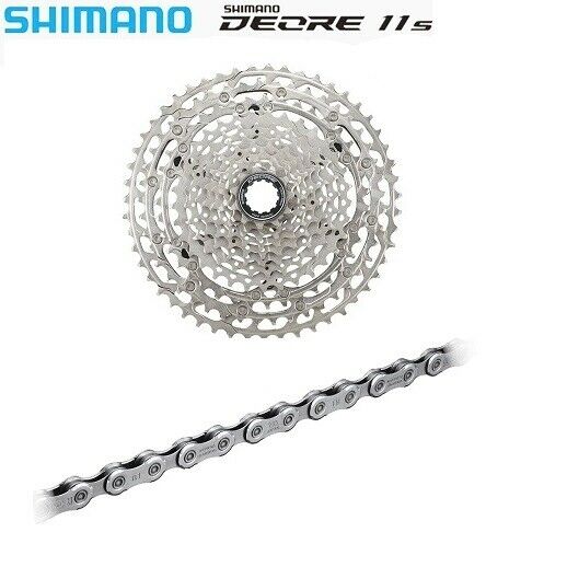 New Shimano Deore M5100 1x11 Speed Mtb Groupset Cassette 51t+hg601 Chain 2 Pcs