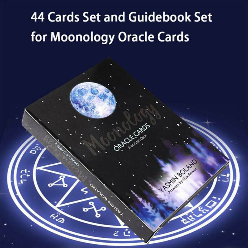 Tarot Cards Moonology Oracle Cards: A 44-card Deck English Practical Board Games