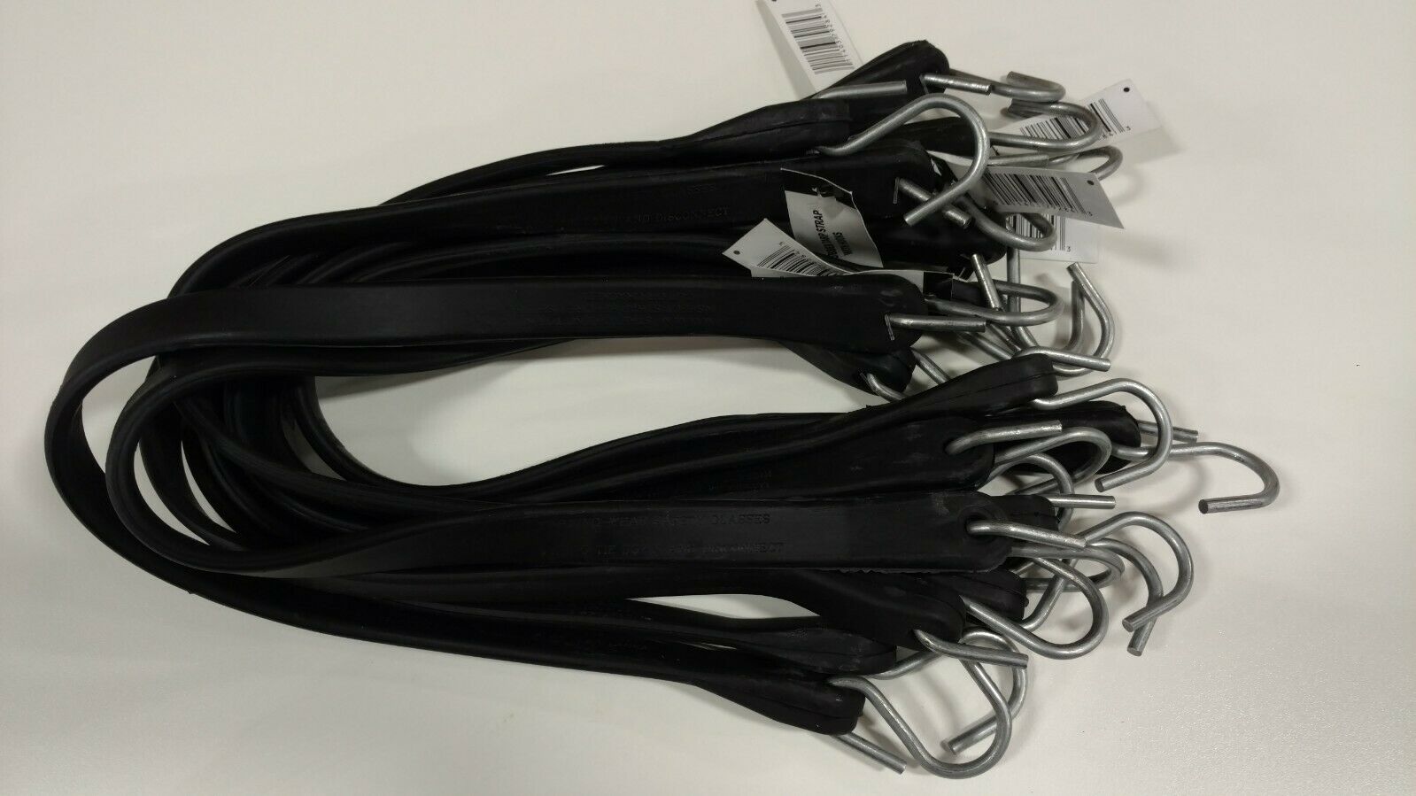 10 Pack 9" 15 21 31 41 Heavy Duty Bungee Cord Tarp Tie Down Strap Natural Rubber