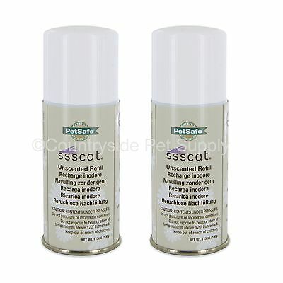 Petsafe Ssscat Spray Deterrent Refill 3.89oz Can, Ppd17-16165 (2-pack)