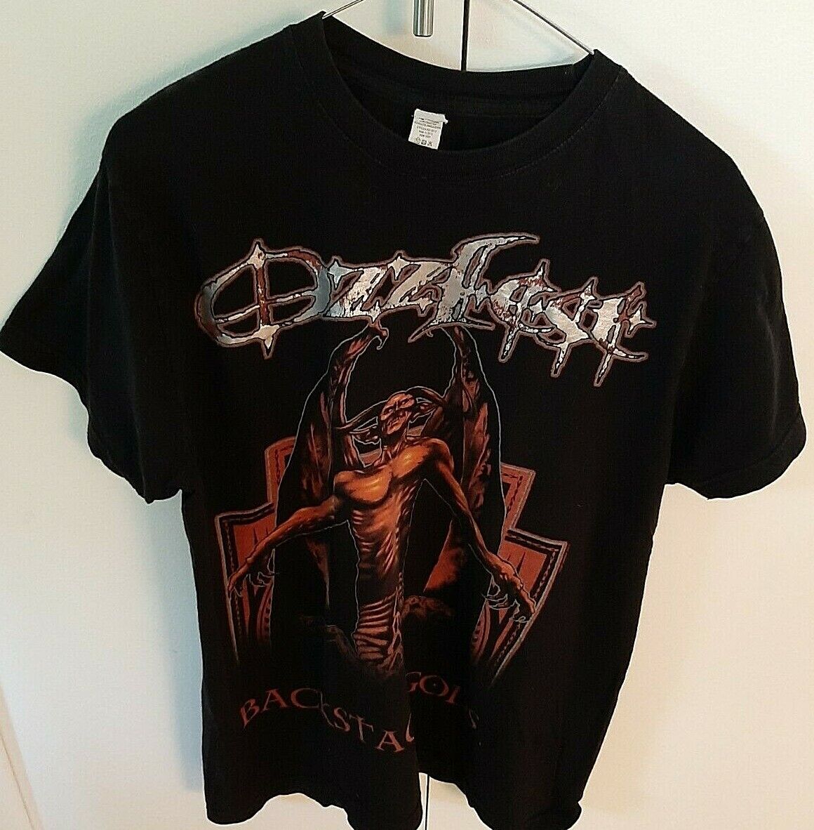 New! Rare! Ozzfest 2010 Tour "backstage Gods" T-shirt! Never Worn!  Size M