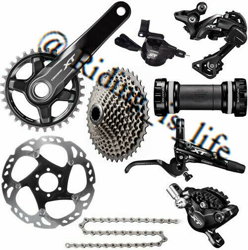 New Shimano Xt M8000 1x11 Speed Complete Mtb Groupset 40t-46t/170mm/175mm