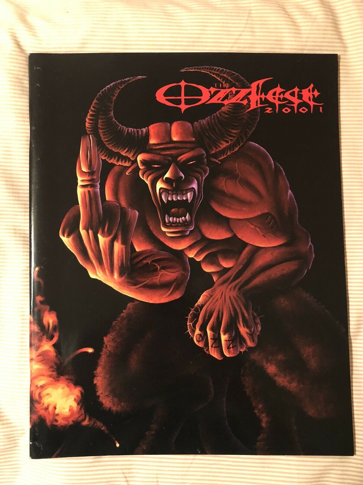 Ozzfest 2001 Rock Concert Tour Program - Ozzy - Black Sabbath Rare