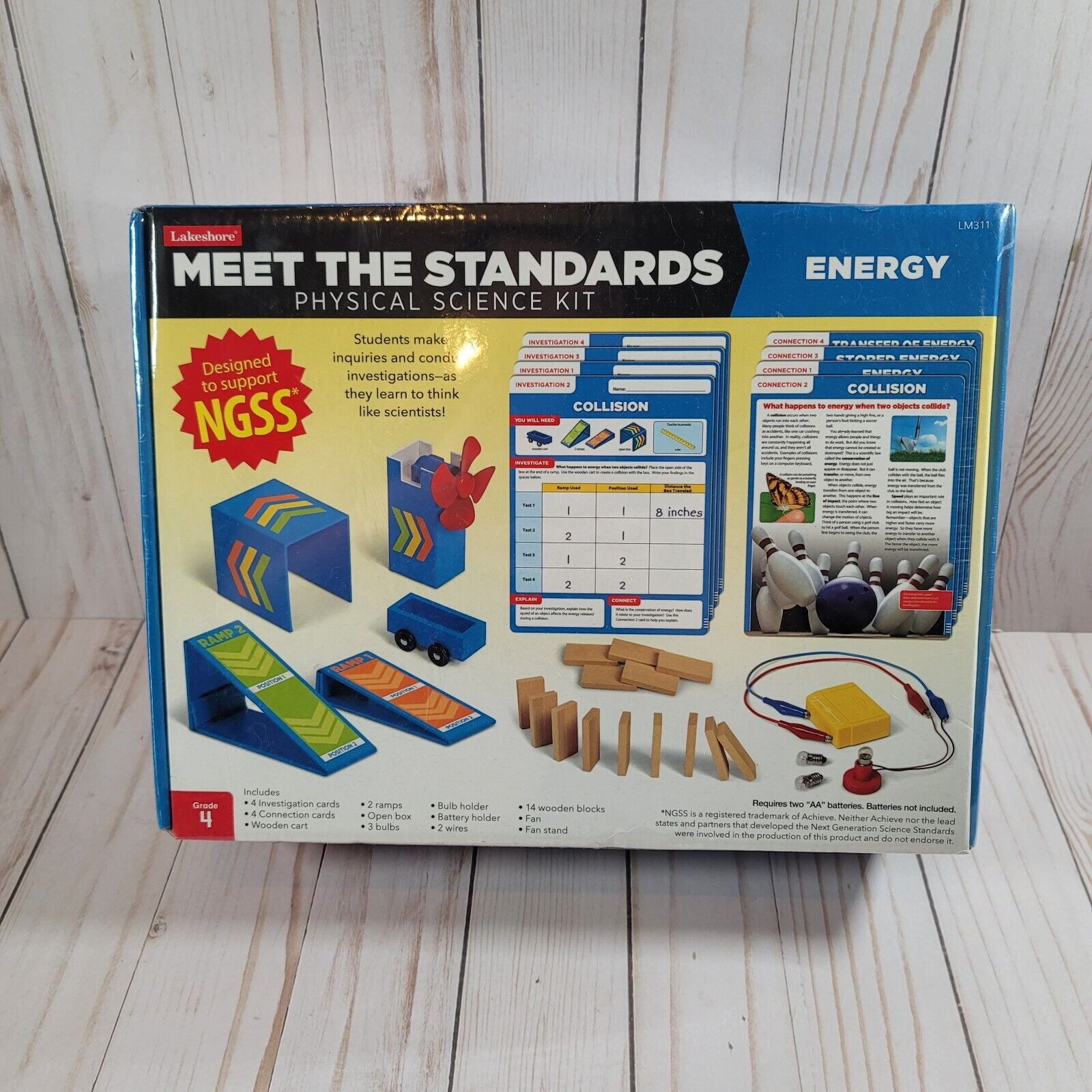 Lakeshore Learning Meet The Standards Physical Science Kit Grade 4 New/sealed