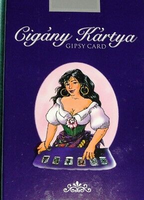 36 Hungarian Gypsy Tarot Future Telling Cards Deck On 6 Languages